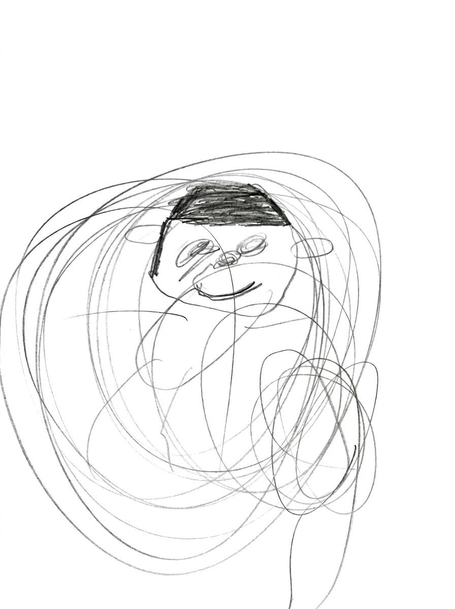 Happy Me — Doodle by Agathiyan, age 7