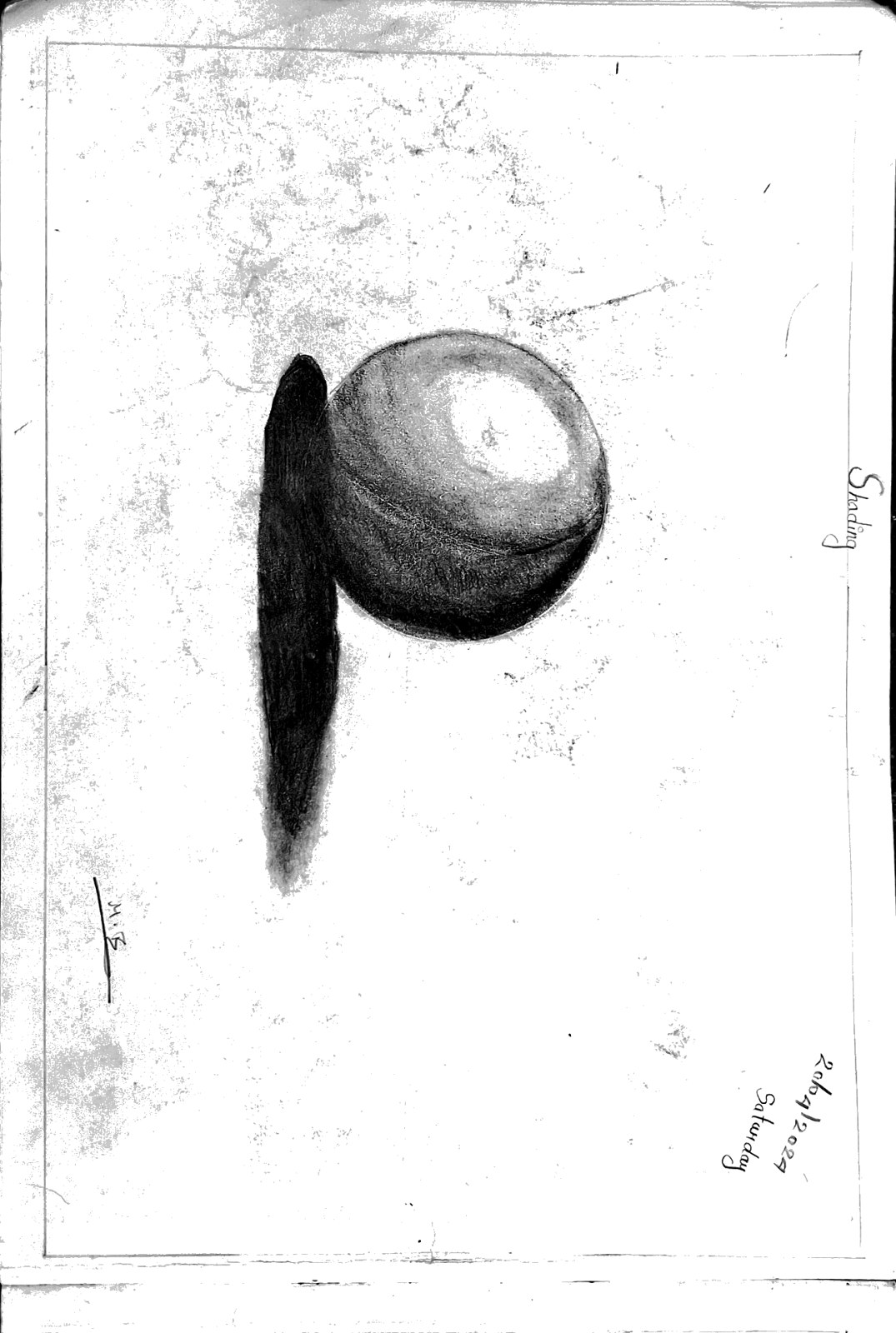 Shading Sphere — Pencil by Thej, age 11
