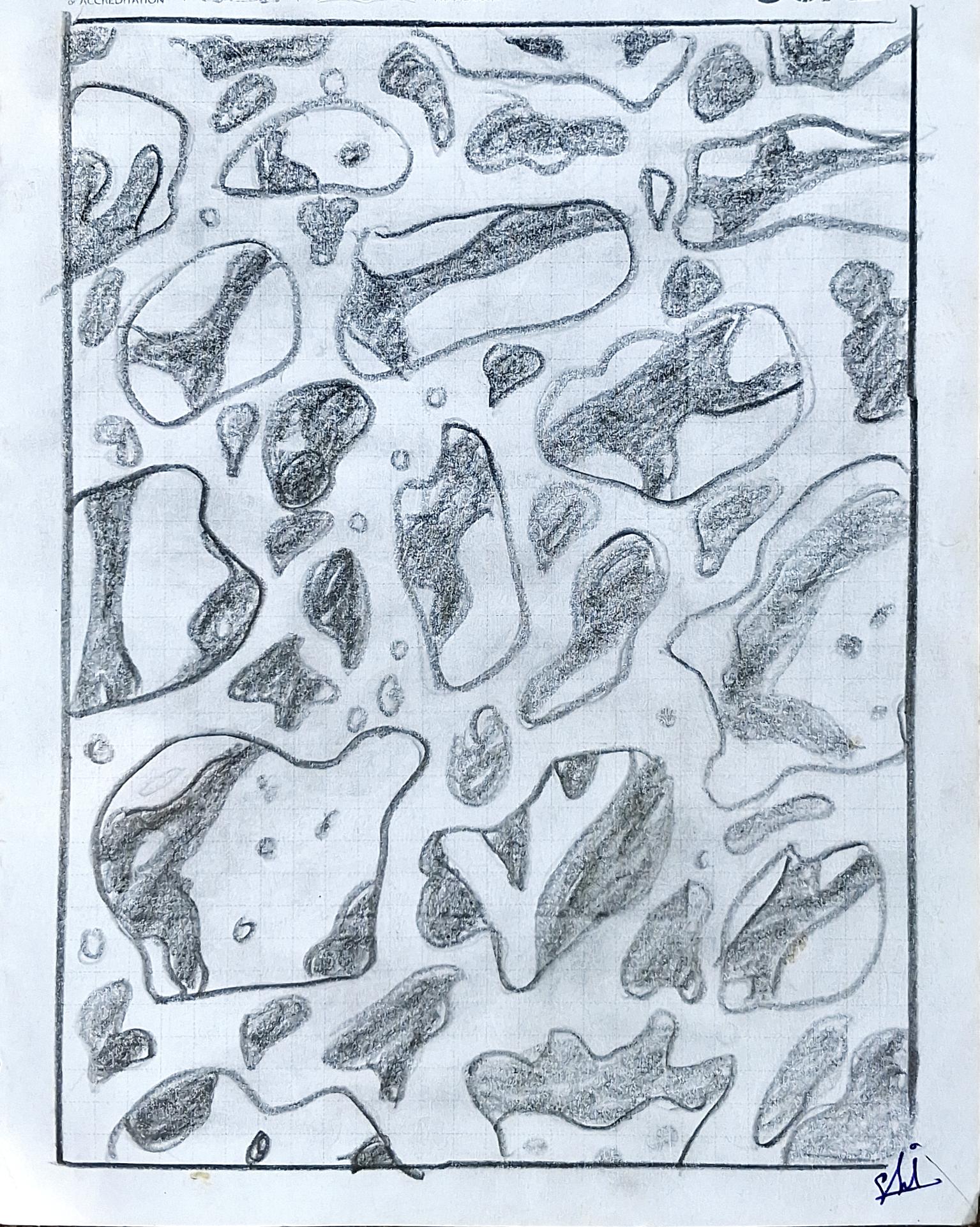 Floating Islands — Pencil by Thej, age 11