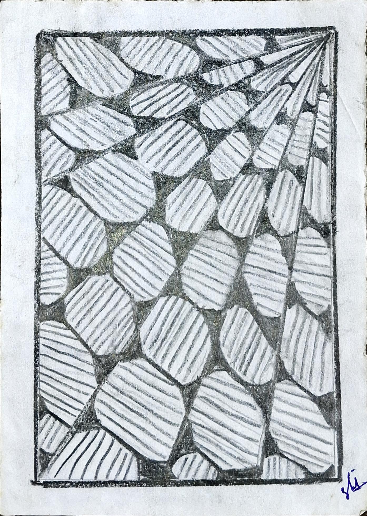 Pebble Garden — Pencil by Thej, age 11